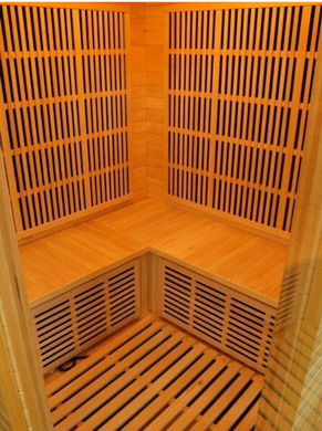 169 999 грн Сауни, каміни HECHT Інфрачервона сауна INFRASAUNA DeLUXE 4440 CB/CR кутова