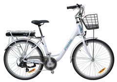 50 099 грн Велосипеди на акумуляторній батареї Велосипед на акумуляторній батареї HECHT PRIME WHITE