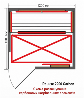 159 999 грн Сауни, каміни HECHT Інфрачервона сауна INFRASAUNA DeLUXE 3300 CARBON